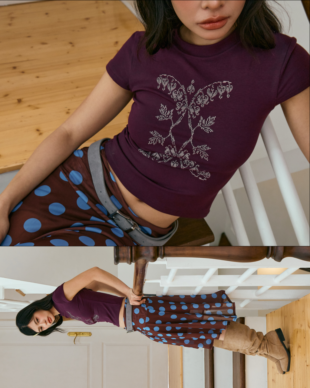 Daphne Baby Tee (Plum)