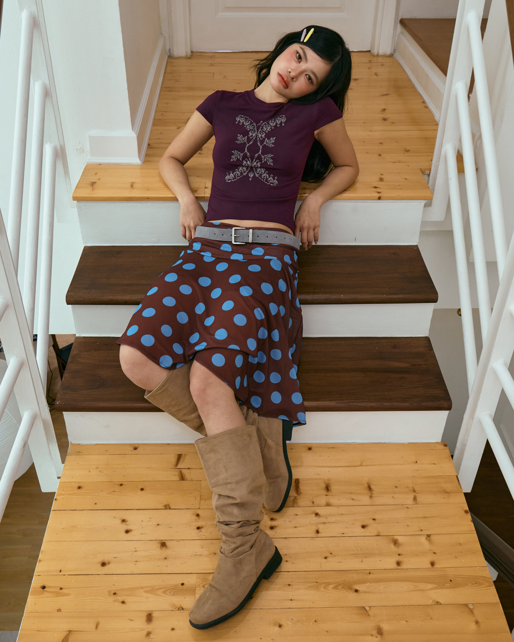 Daphne Baby Tee (Plum)