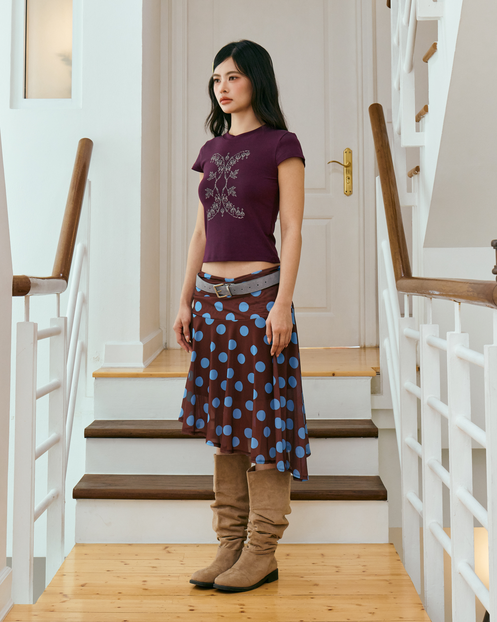 Daphne Baby Tee (Plum)