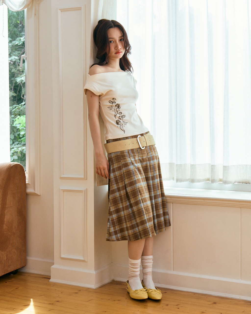 Eloise Boatneck Top (Butter)