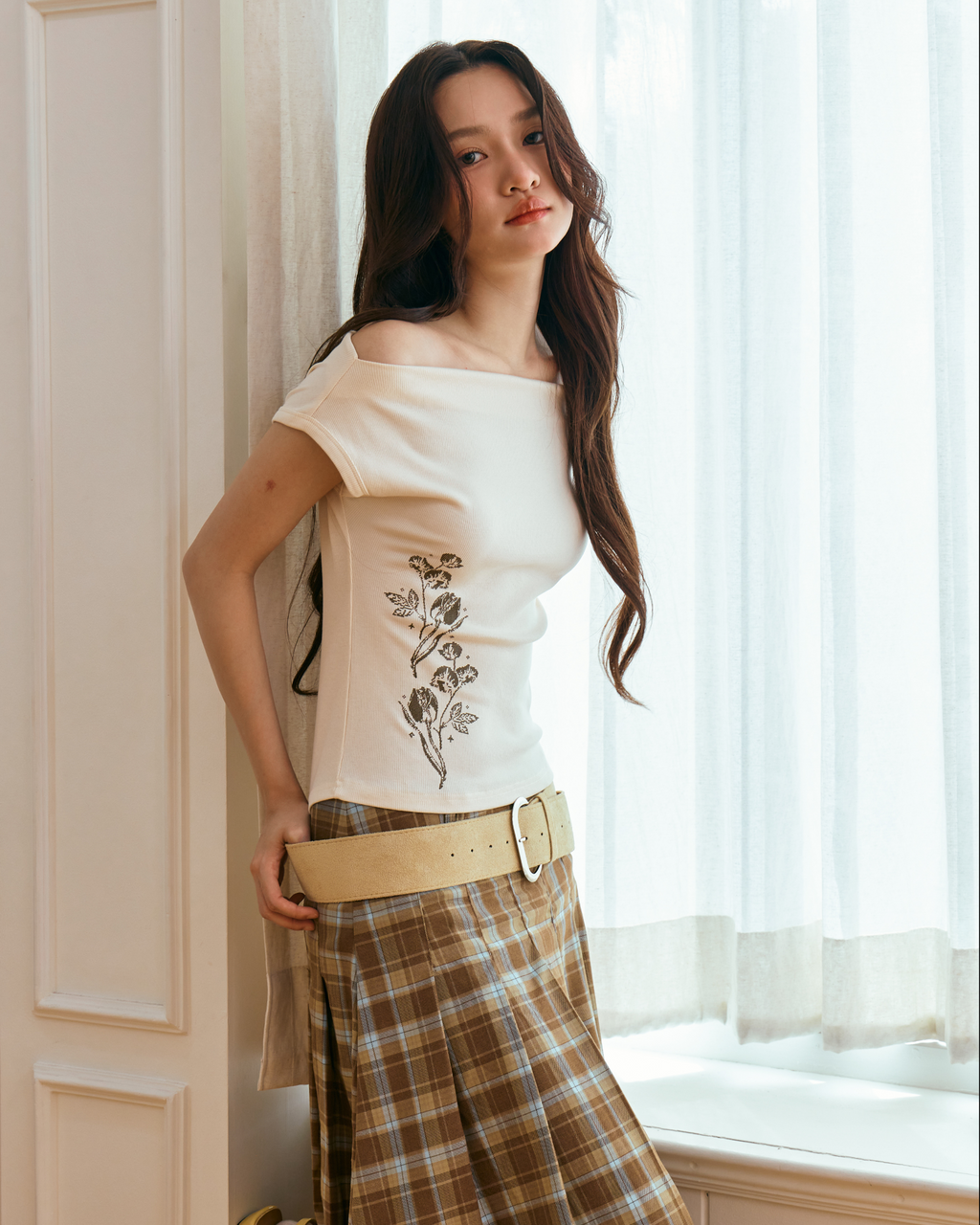 Eloise Boatneck Top (Butter)