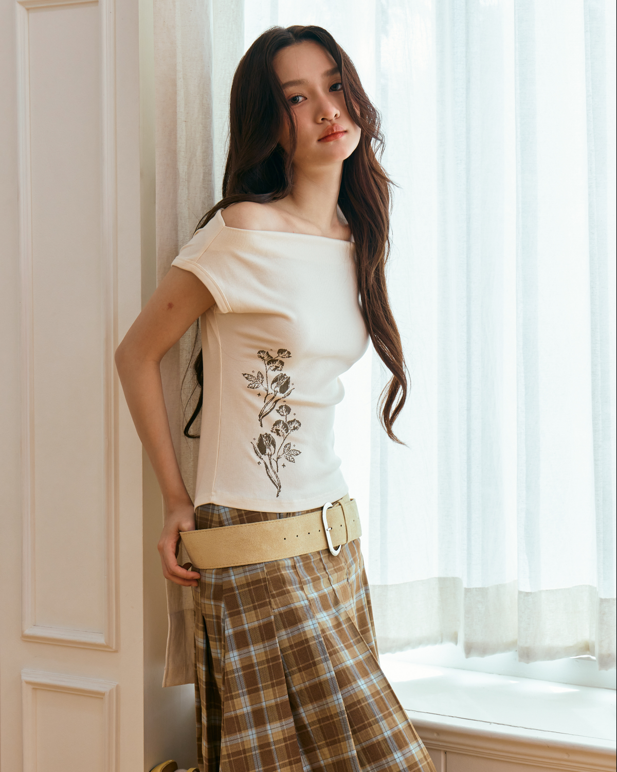 Eloise Boatneck Top (Butter)