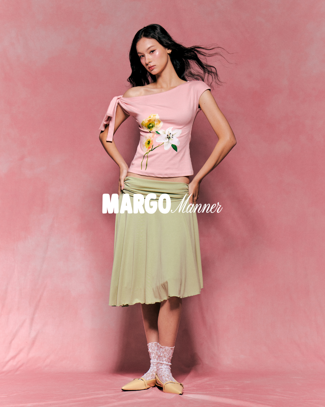 Poppies 2-Way Top (Pink)