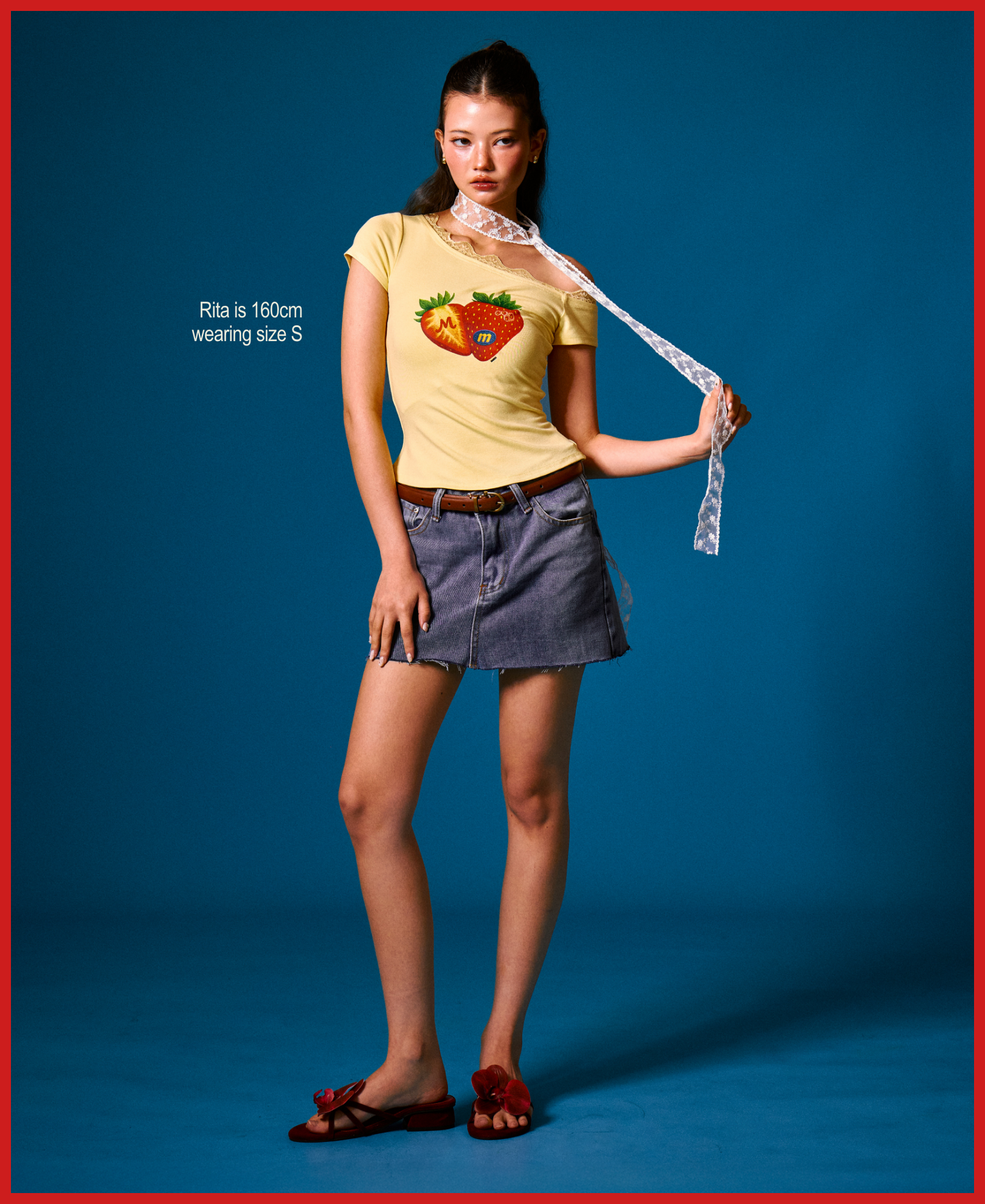 Summer Berry Lace Top - Butter