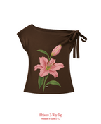 [ETA: END AUG] Hibiscus 2-Way Top in Espresso (Backorder)