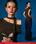 [ETA: END AUG] Hibiscus 2-Way Top in Espresso (Backorder)