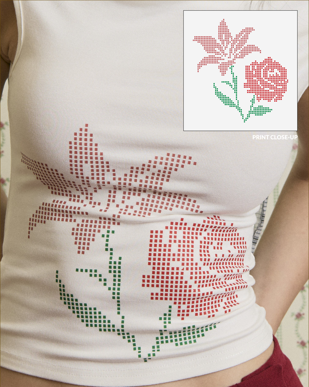 Valentine Open-Back Cap Sleeve Top (White)