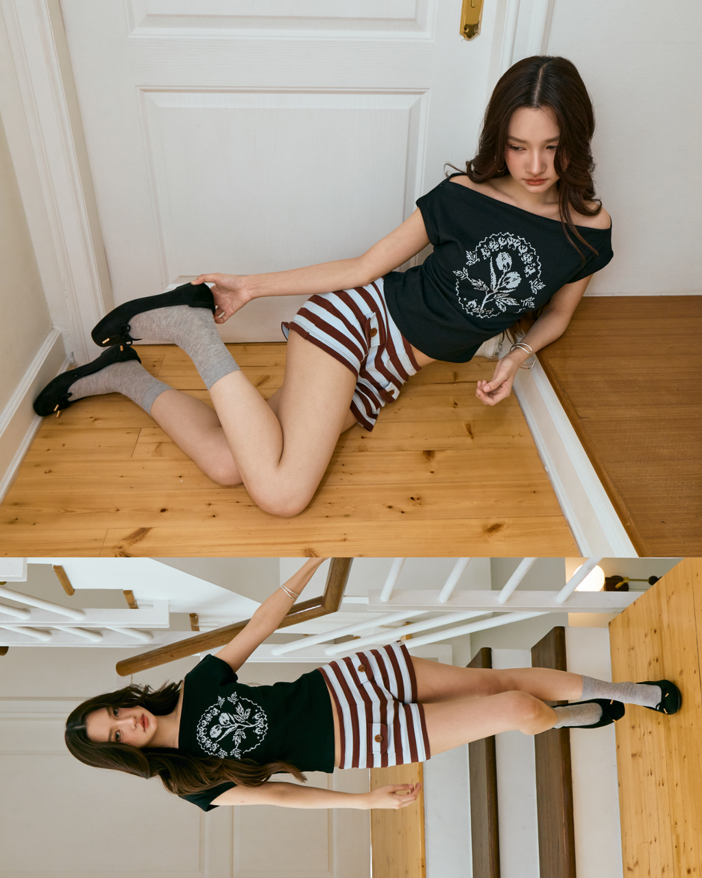 Rosie Boatneck Top (Black)