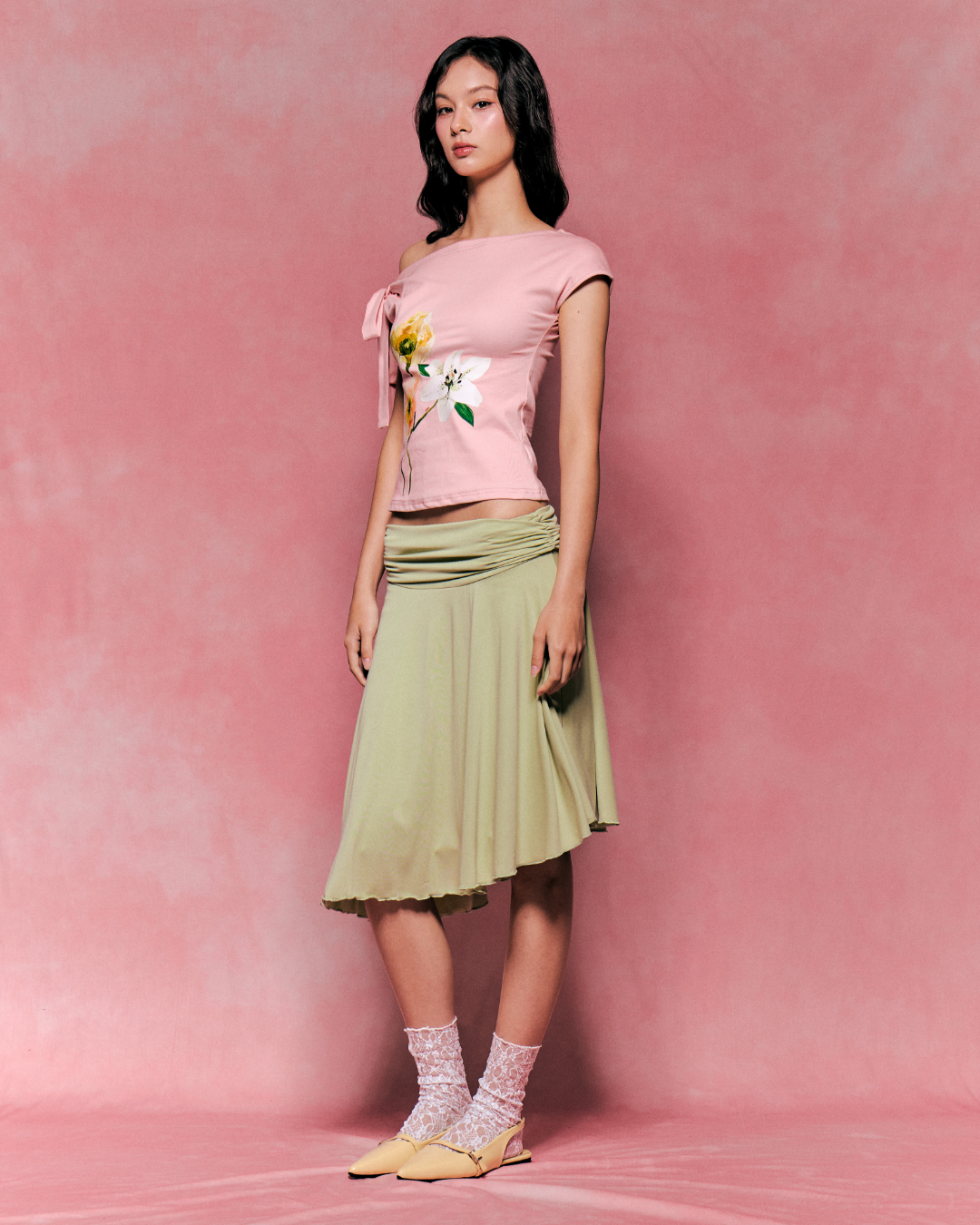 Poppies 2-Way Top (Pink)