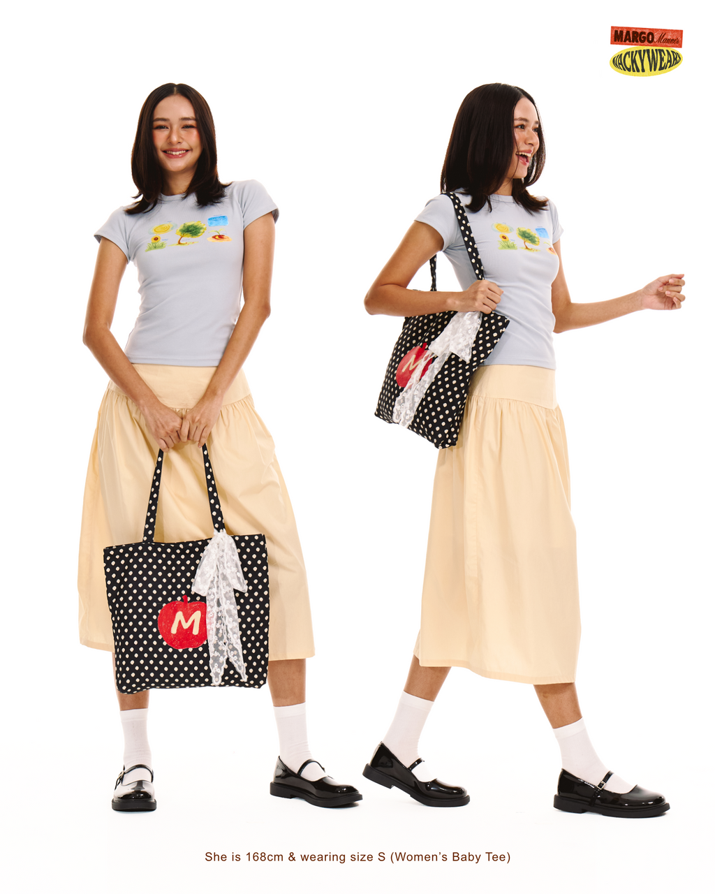 Nature's Wonders Baby Tee (Powder Blue)