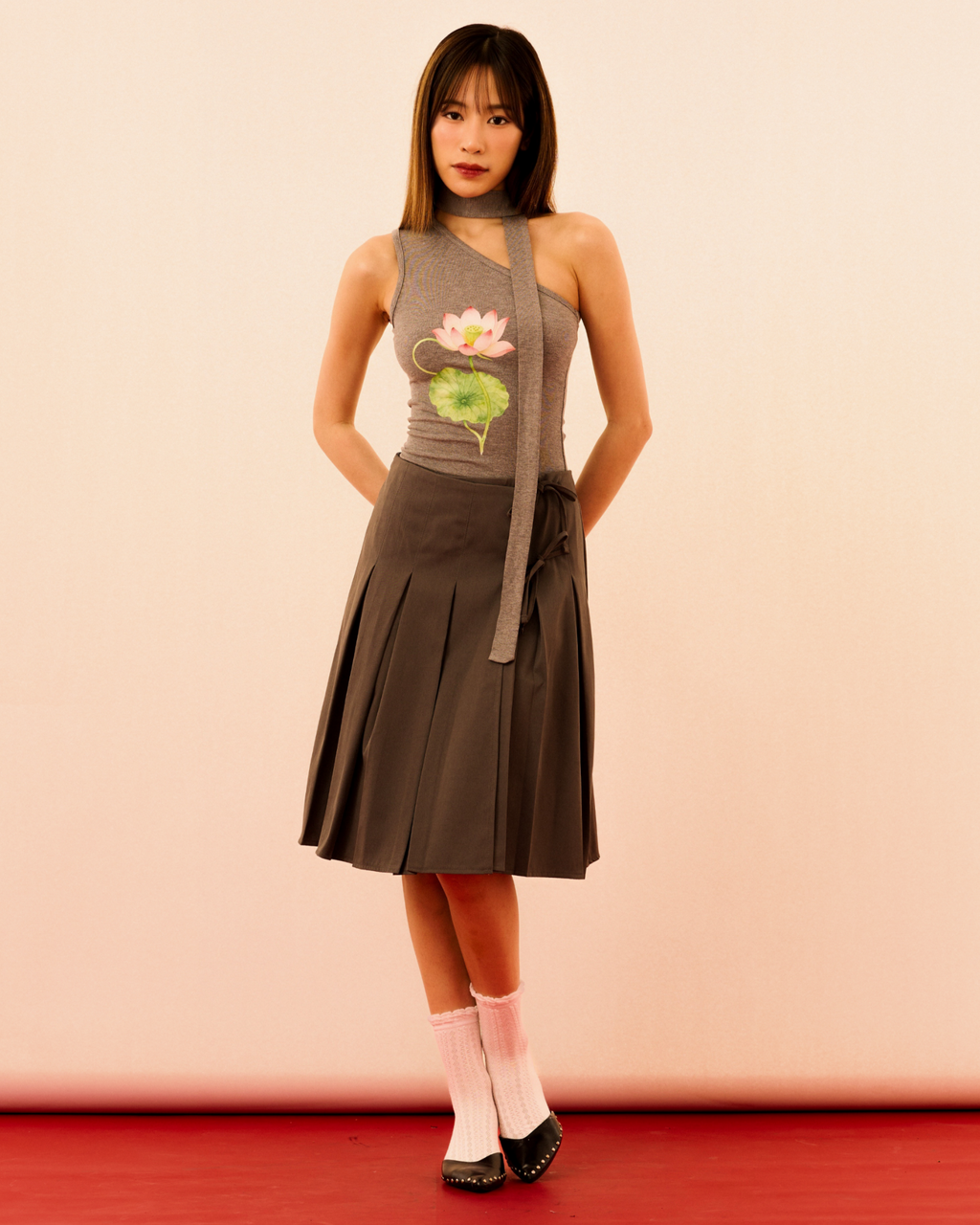 Waterlily Toga Top (Grey)