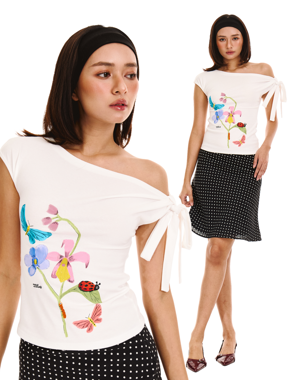 I'm Blooming 2-Way Top (White)