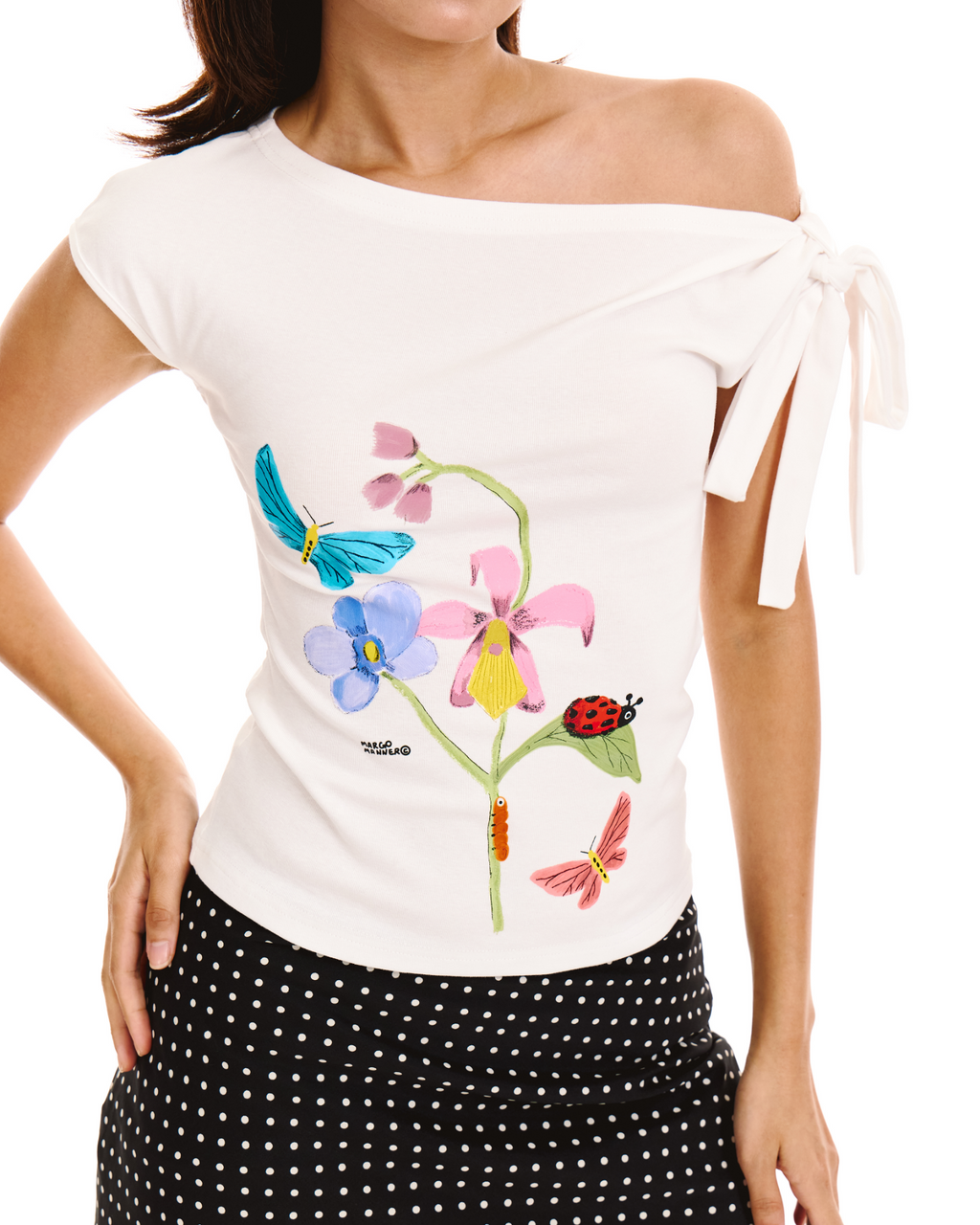 I'm Blooming 2-Way Top (White)