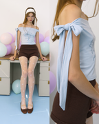 [ETA: END AUG] Irina Tie-Shoulder Top (Backorder)
