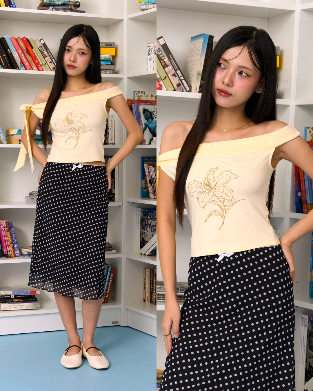 [ETA: END AUG] Irina Tie-Shoulder Top (Backorder)