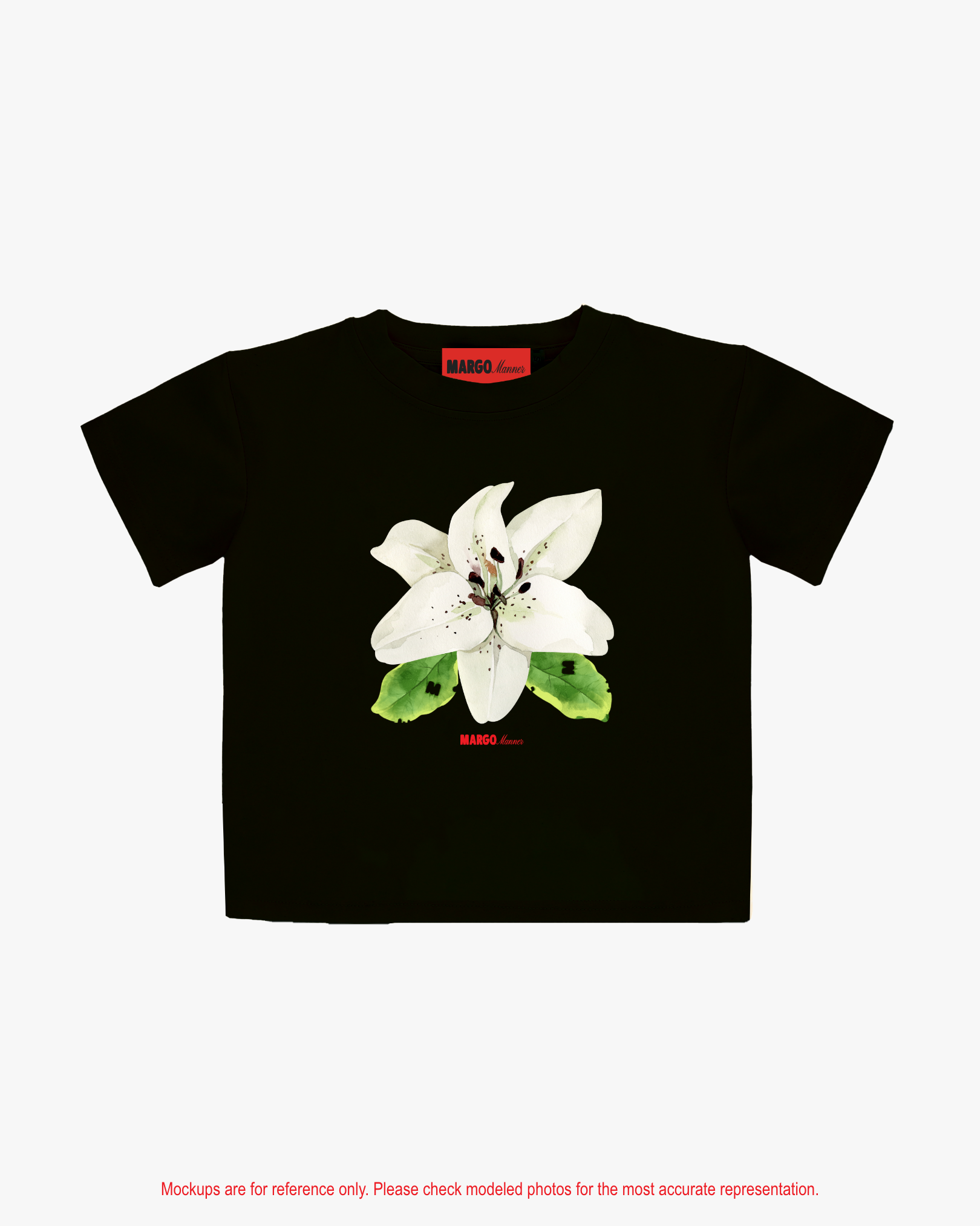 "Lily" Baby Tee (Black)