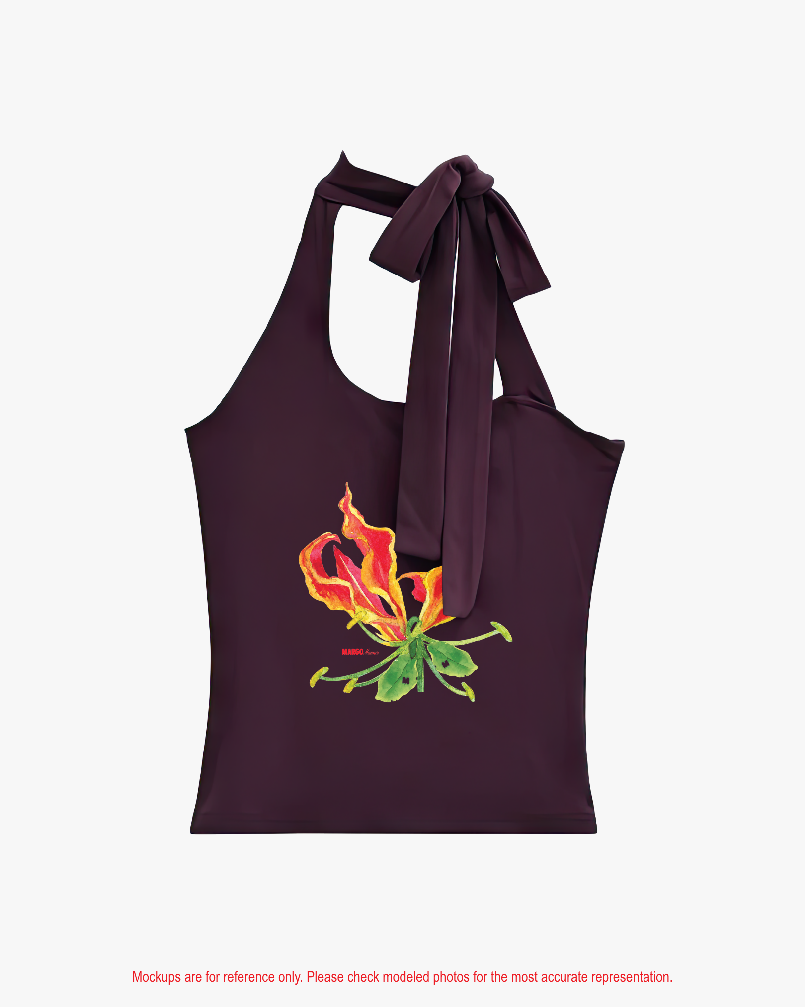 "Gloriosa" Halter Top (Purple)